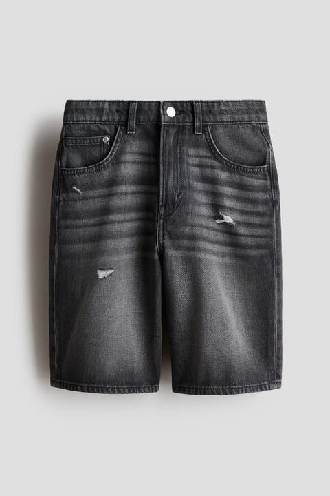 Baggy Fit Denim Shorts