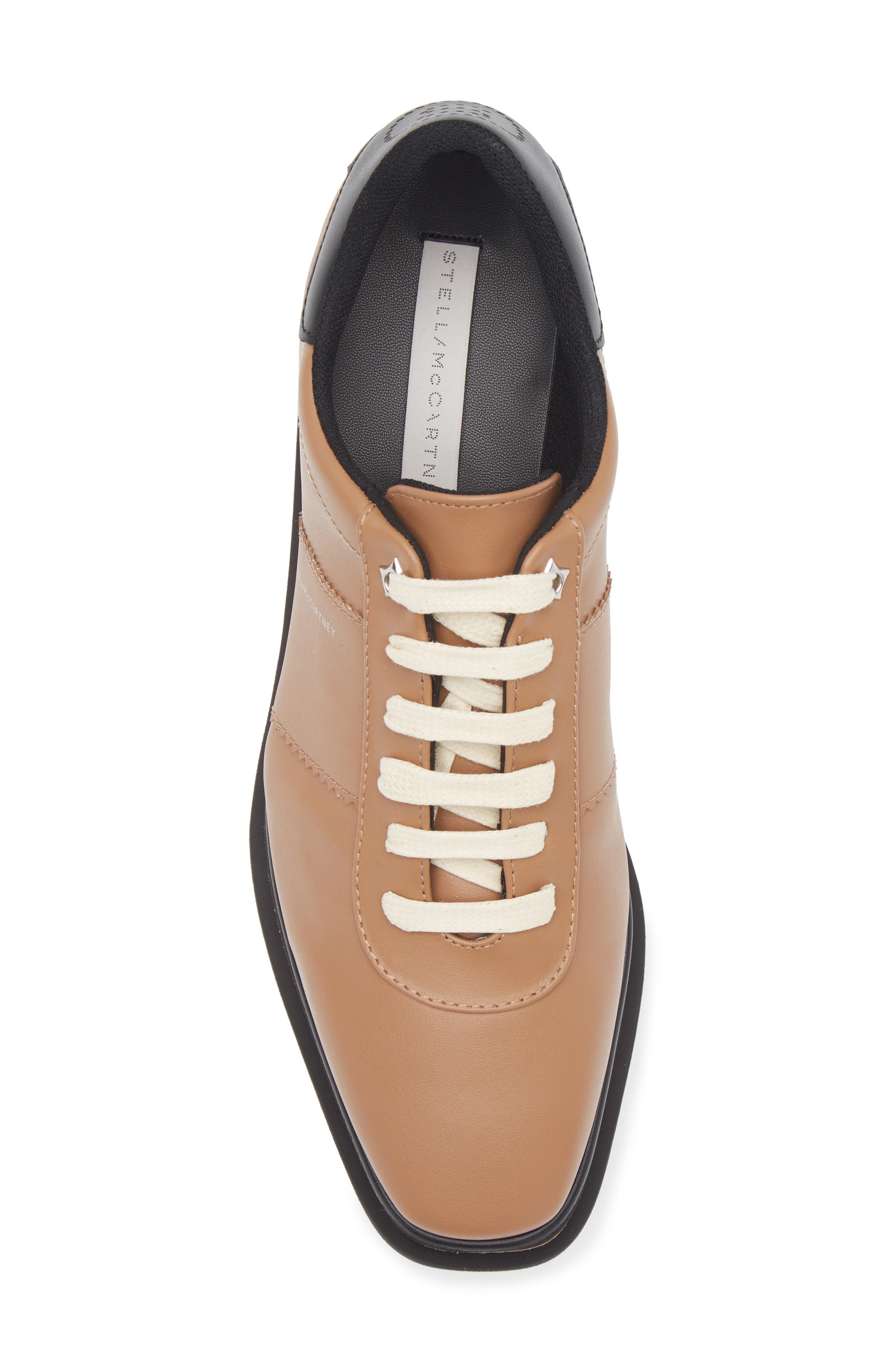 Stella McCartney Sneakelyse Platform Sneaker, Alternate, color, Brandy