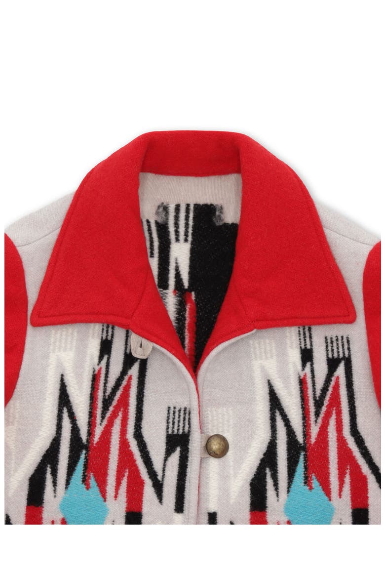 Fearce Navajo Wool Blend Jacket, Alternate, color, NAVAJO RED