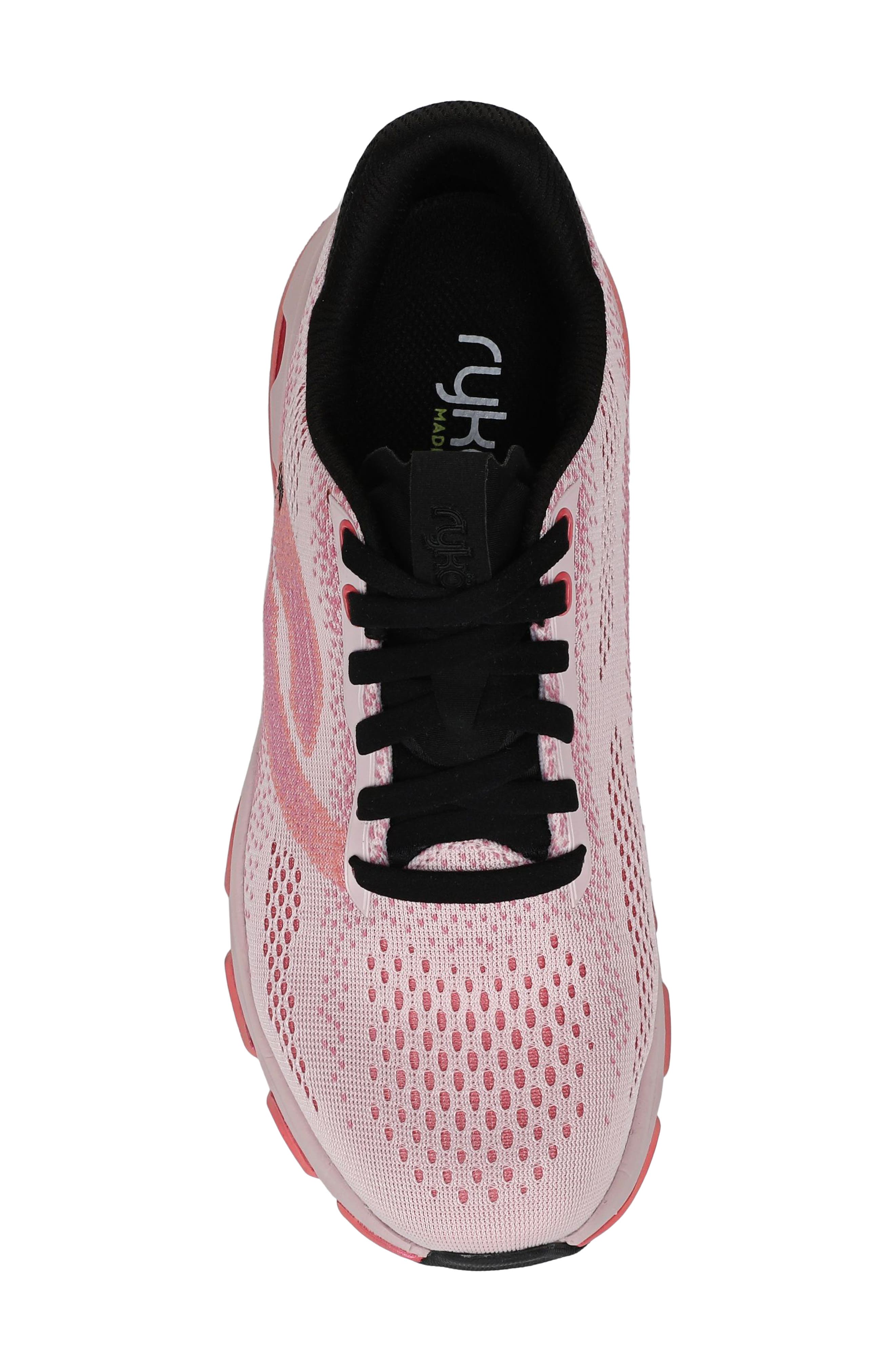 Devo Stride LX Sneaker, Alternate, color, PINK BOW