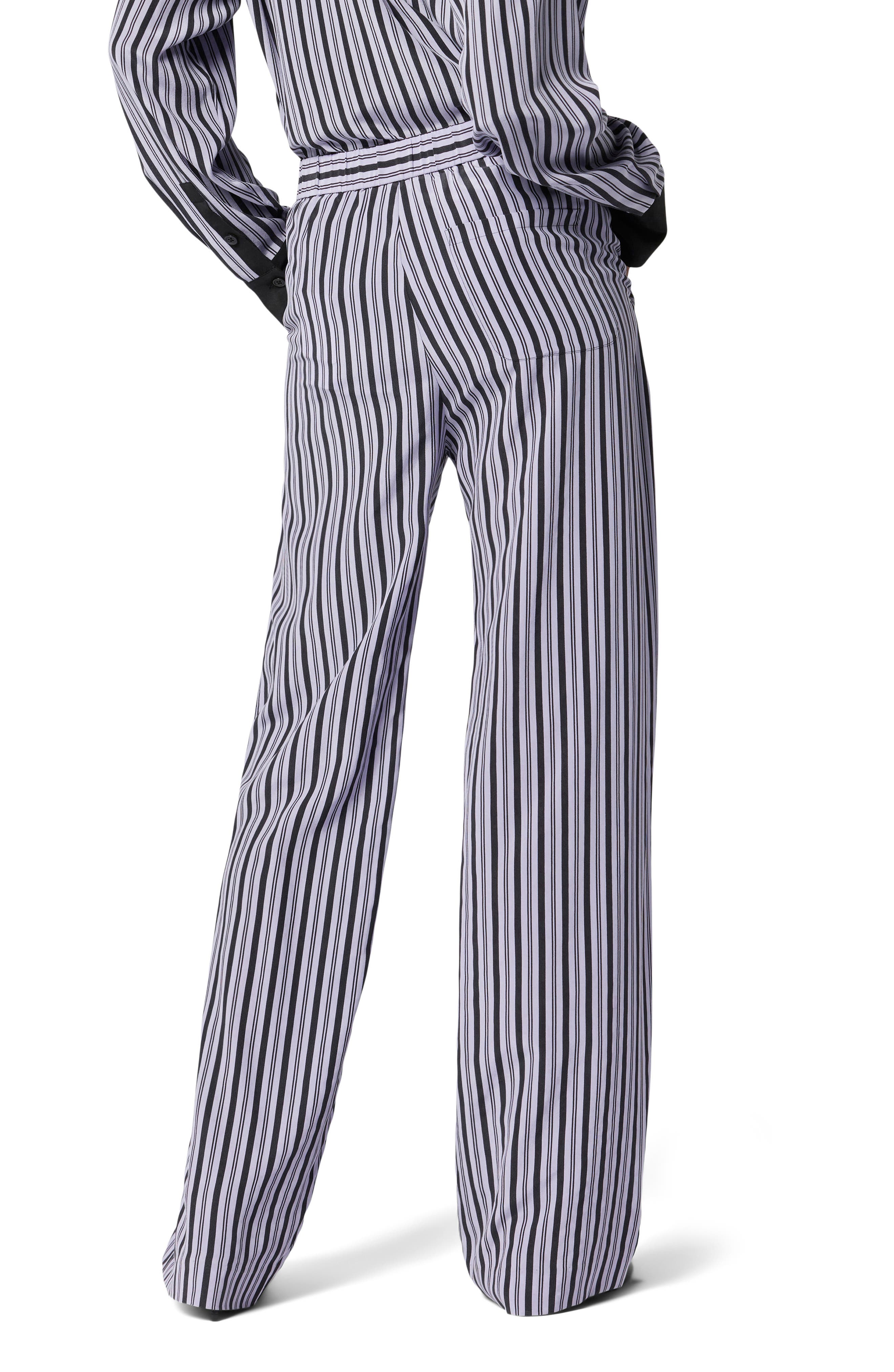 Aeslin Stripe Silk Trousers - image 2