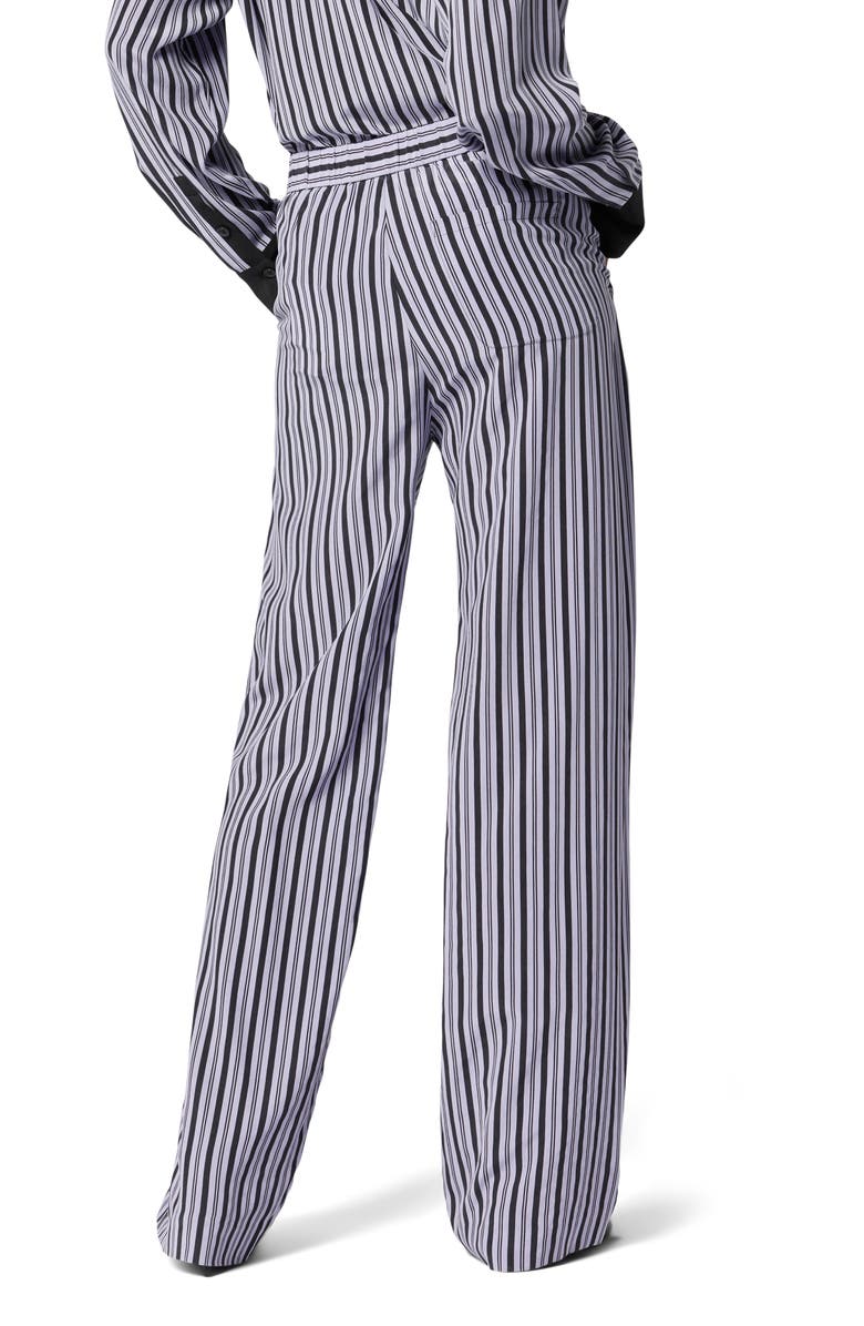 Equipment Aeslin Stripe Silk Trousers, Alternate, color, Languid Lavender And Black