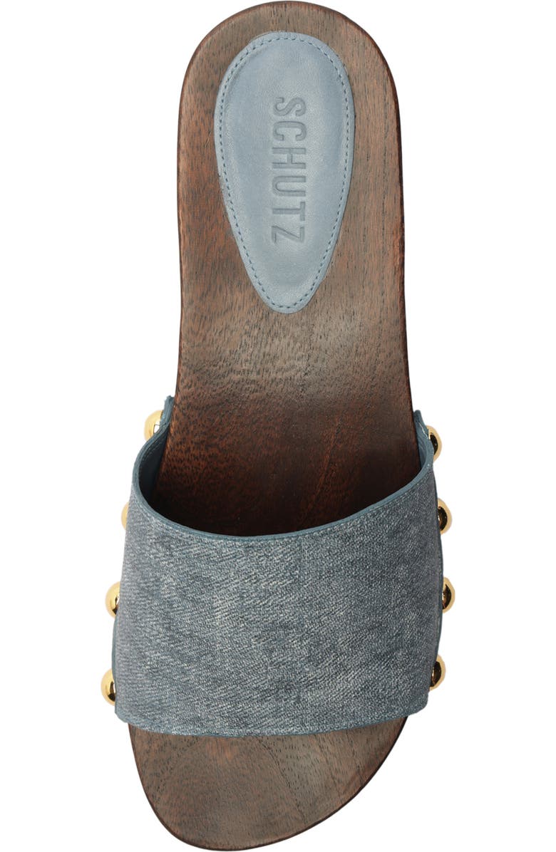 Schutz Shayla Slide Sandal, Alternate, color, Infinite Blue