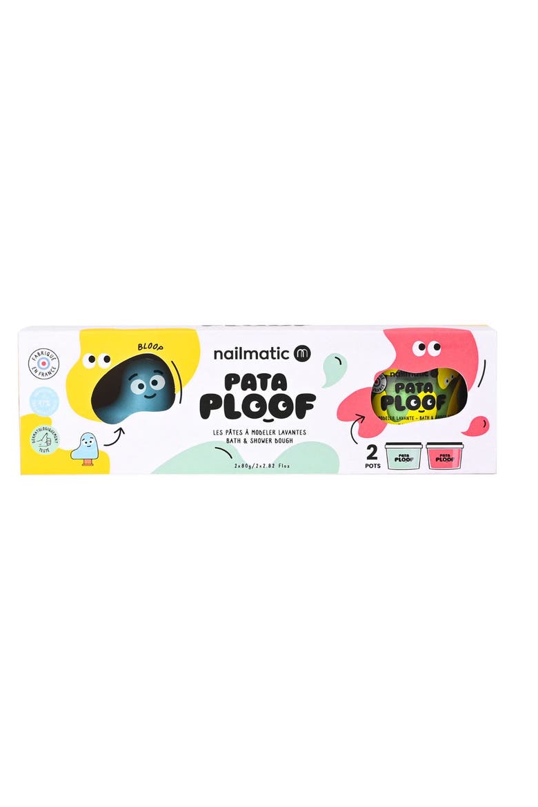 Soap Dough Cleansing Modeling Clay Pataploof Set of 2, Main, color, Green & Red