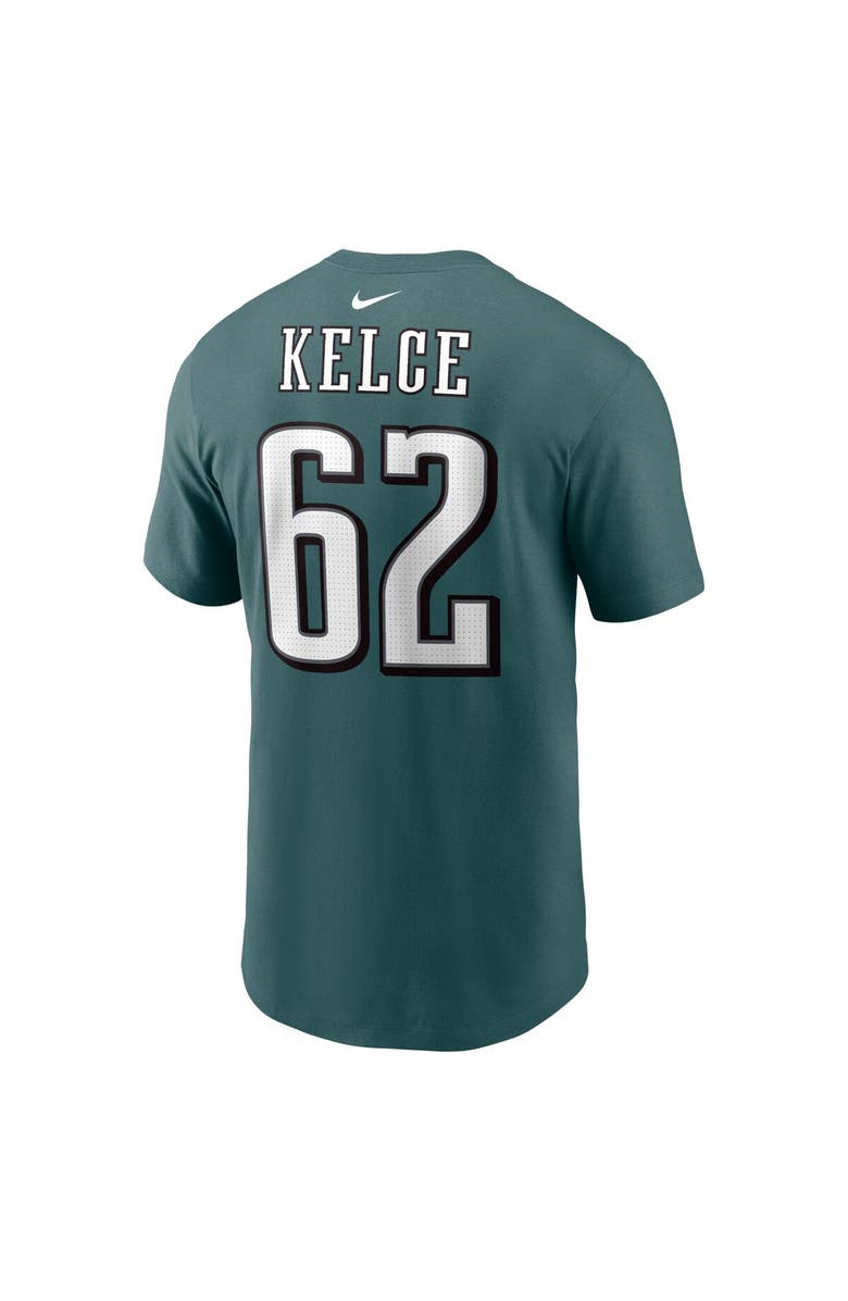 Nike Men's Nike Jason Kelce Midnight Green Philadelphia Eagles Player Name & Number T-Shirt, Alternate, color, 