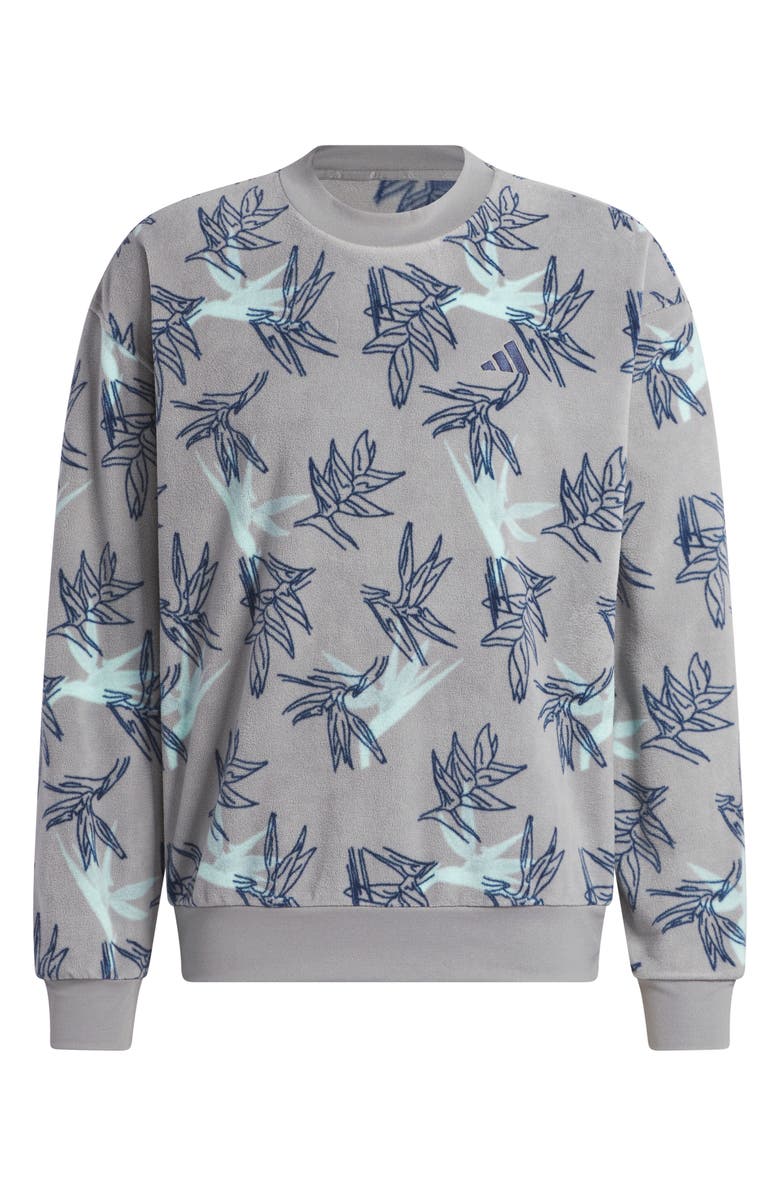 adidas Golf Oasis Fleece Sweatshirt, Main, color,