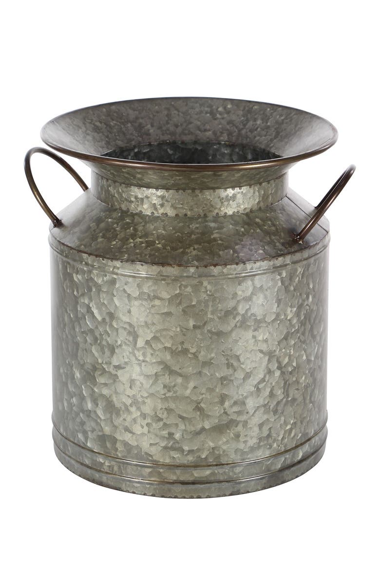 Gray Iron Farmhouse Decorative Jar - Set of 2, Alternate, color, GREY