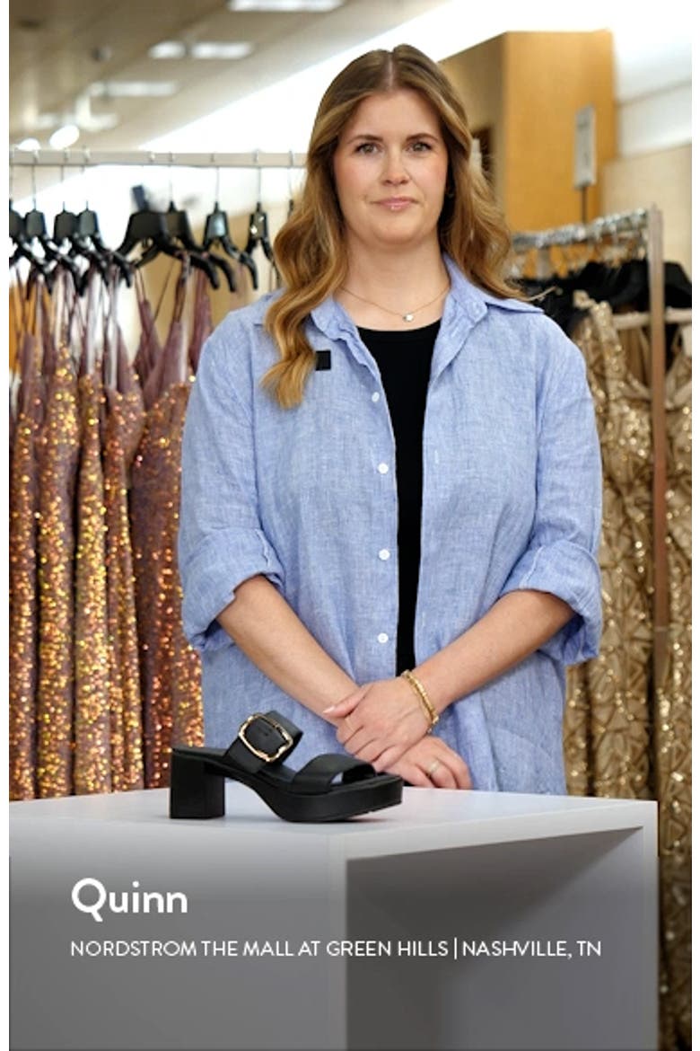 Celeb Platform Slide Sandal video