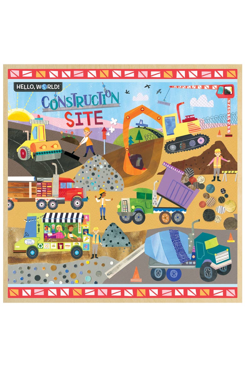 Construction Site 48 Piece Wood Puzzle, Alternate, color, Multicolor