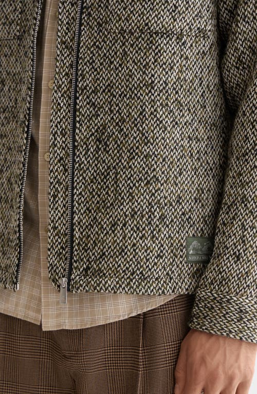 Scotch & Soda Tweed Jacket In Gray