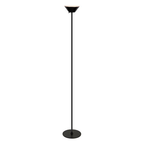 Elias Torchiere Metal Adjustable Height Rechargeable Cordless Integrated Portable Touch Sensor Dimmable LED Indoor/Outdoor Floor Lamp