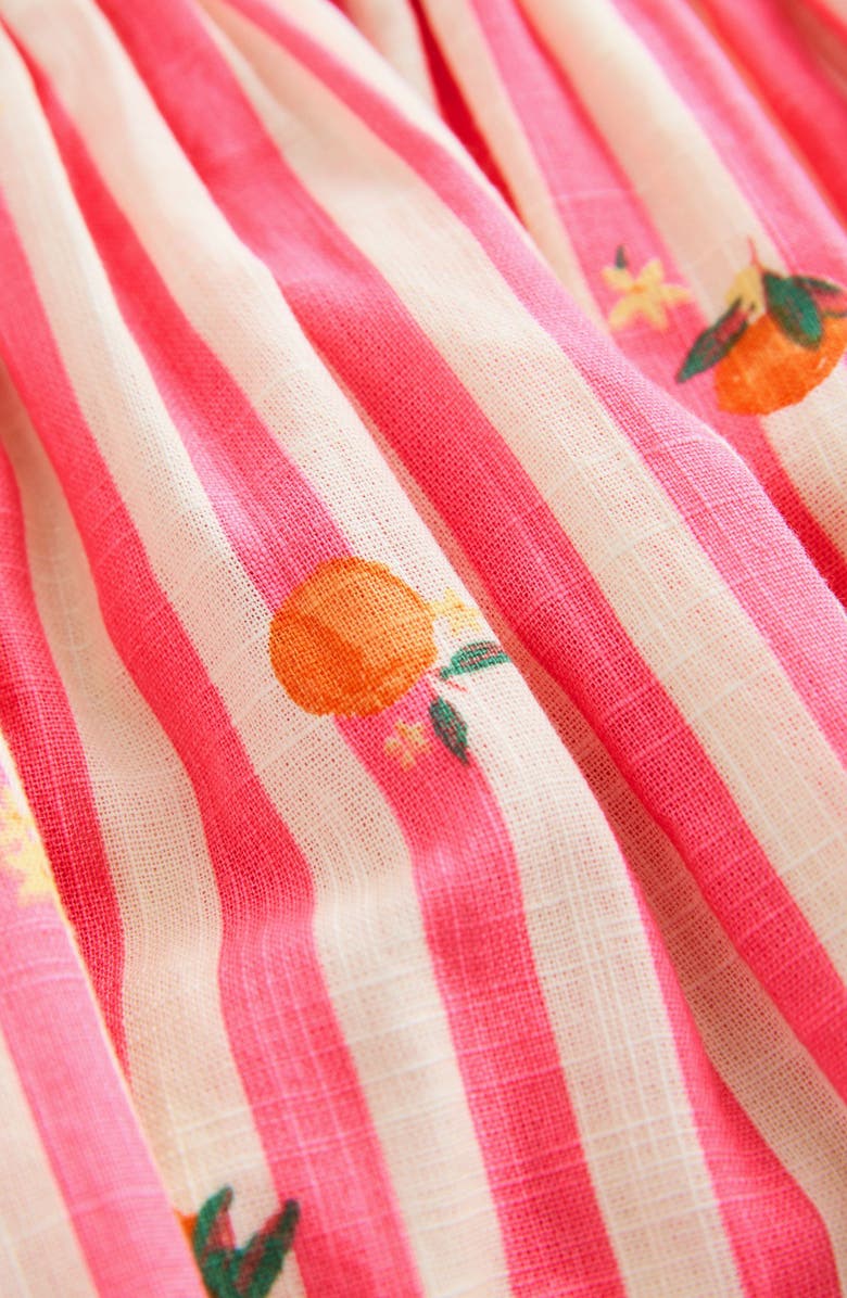 NEXT Kids' Stripe Orange Cotton Dress, Alternate, color, 