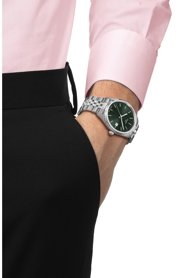 Ballade Bracelet Watch, 40mm, Alternate, color, GREEN
