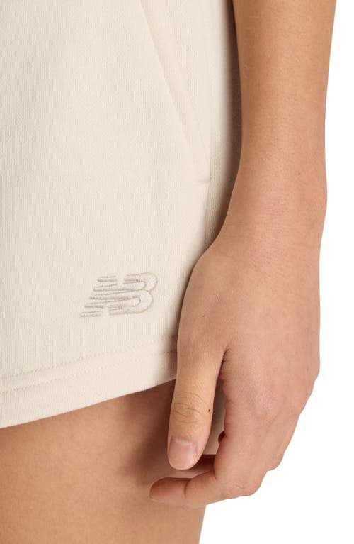 New Balance Logo-embroidered Track Shorts In Neutral