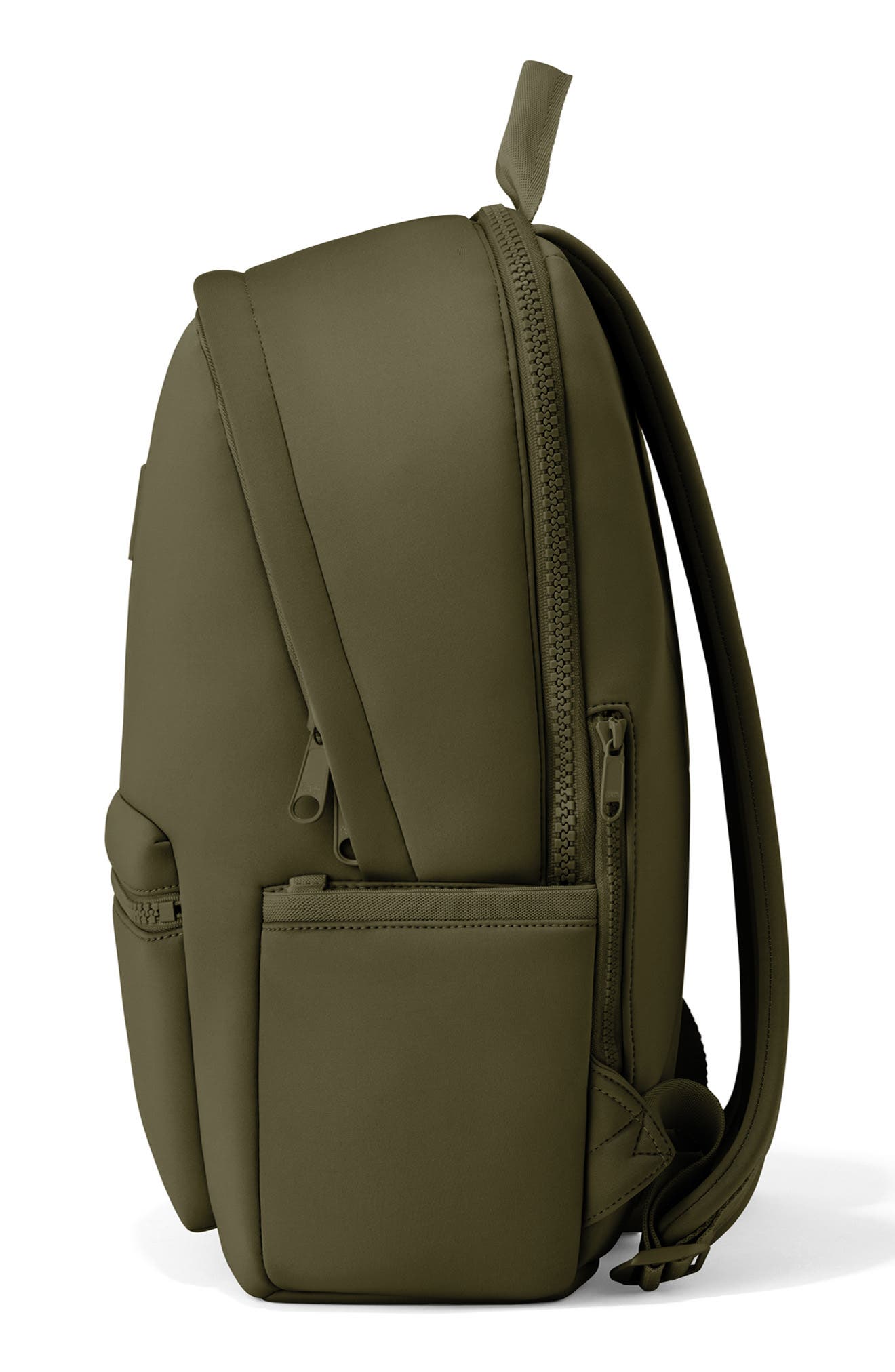 Dakota Large Neoprene Backpack, Alternate, color, DARK MOSS