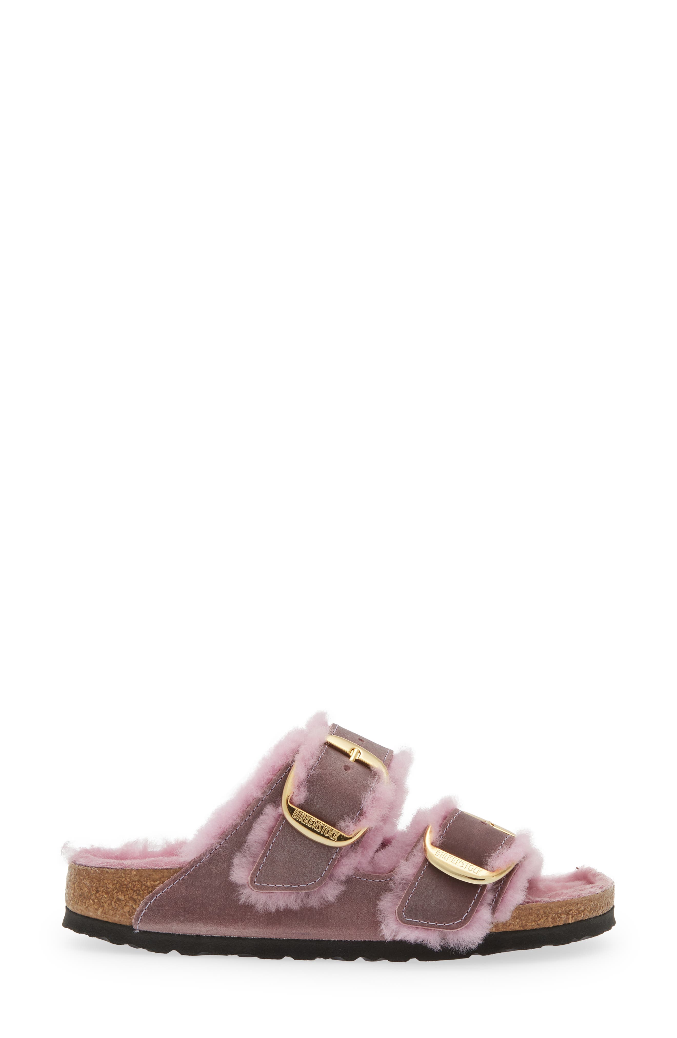 Birkenstock Arizona Big Buckle Genuine Shearling Lined Sandal - Discontinued, Alternate, color, 