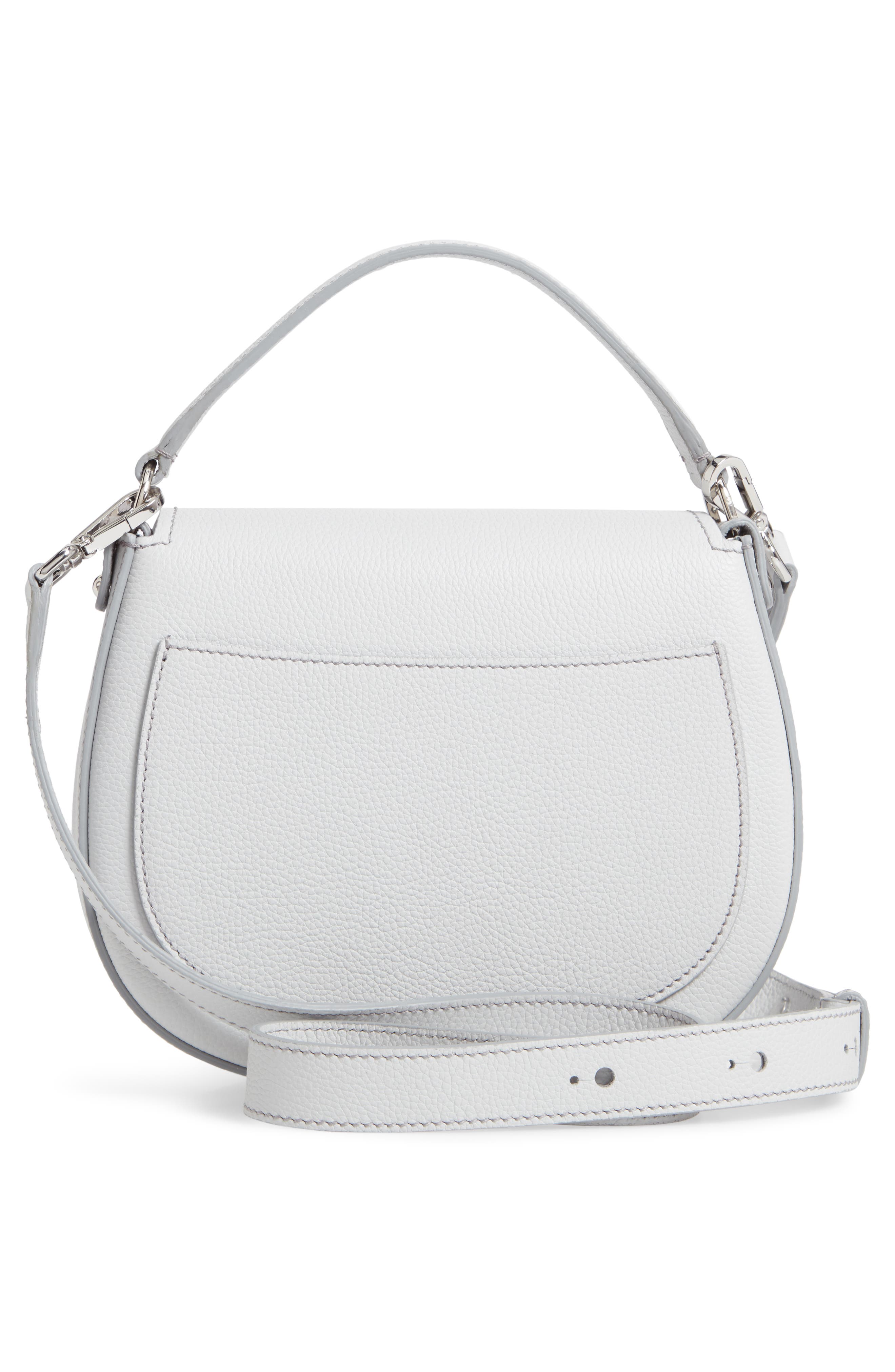 Serapian Milano Mini Luna Leather Top Handle Bag, Alternate, color, 