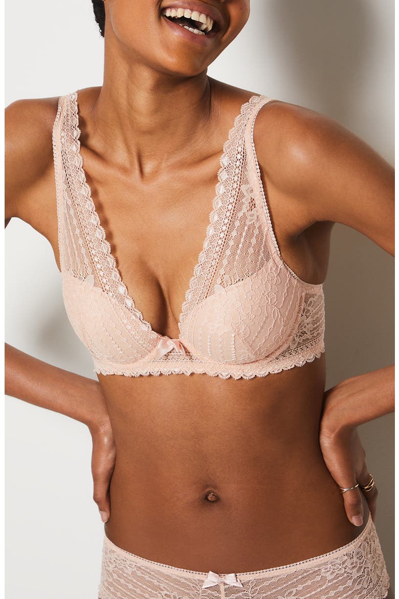 Panama N°3 Underwire Triangle Bra, Main, color, BLUSH
