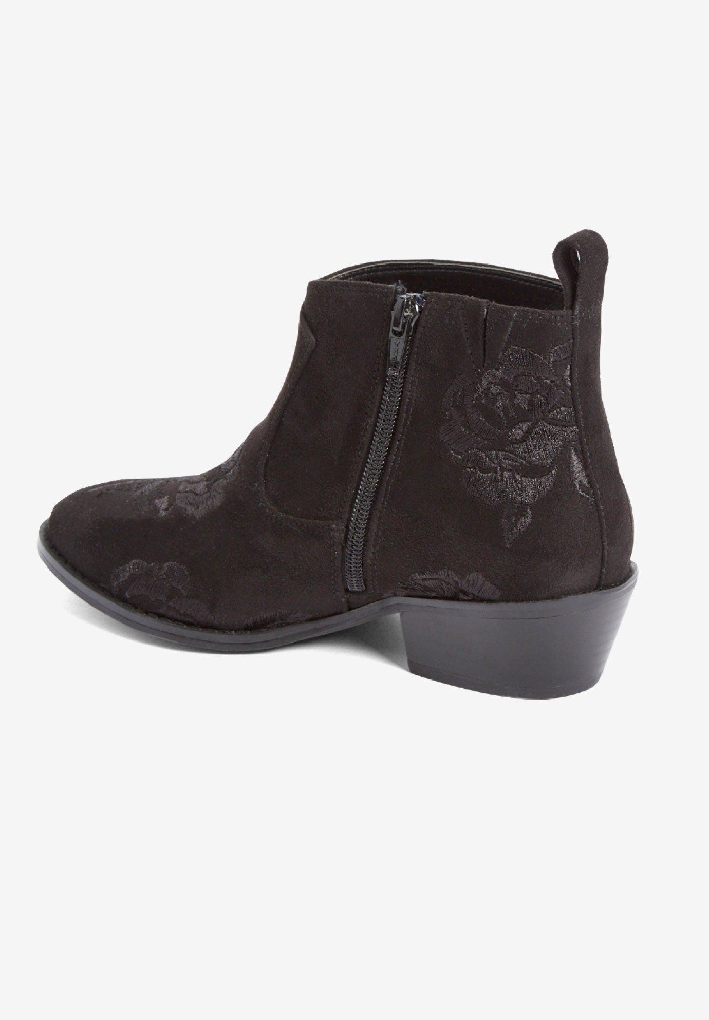 Comfortview The Gwyneth Bootie, Alternate, color, Black