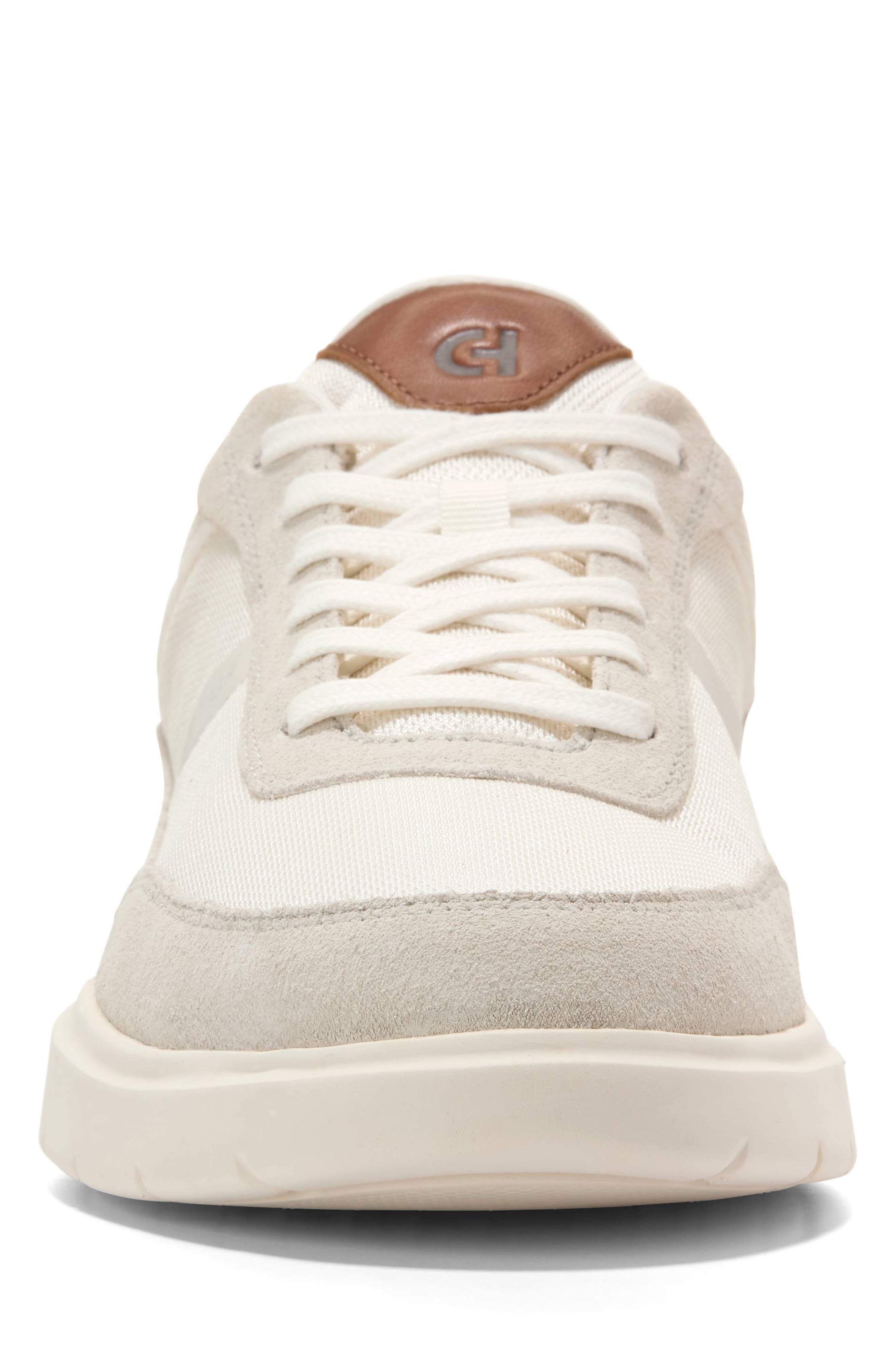 Cole Haan Grand Stridion Sneaker, Alternate, color, Ivory/ British Tan