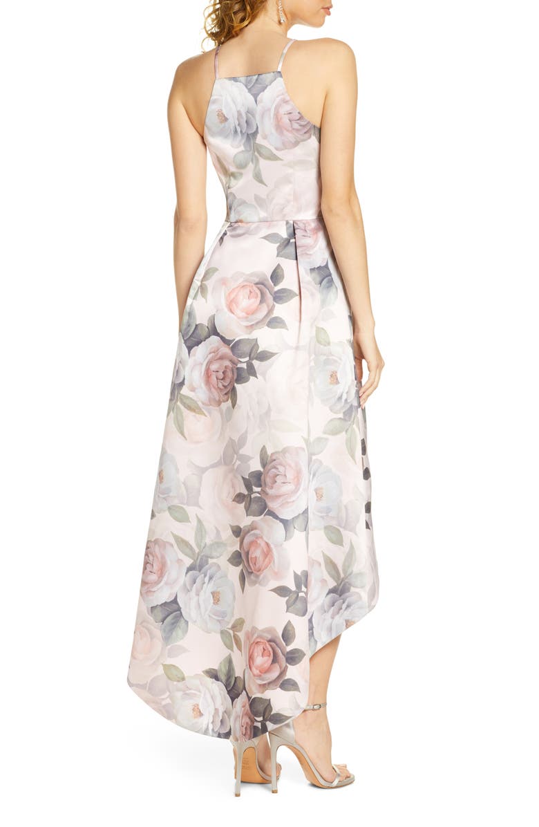 Chi Chi London Shantal Sleeveless High/Low Gown, Alternate, color, 