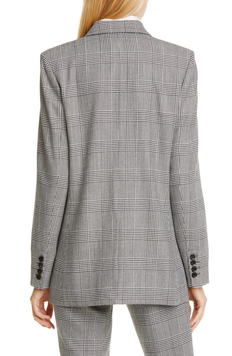 FRAME Glen Plaid Double Breasted Blazer, Alternate, color,