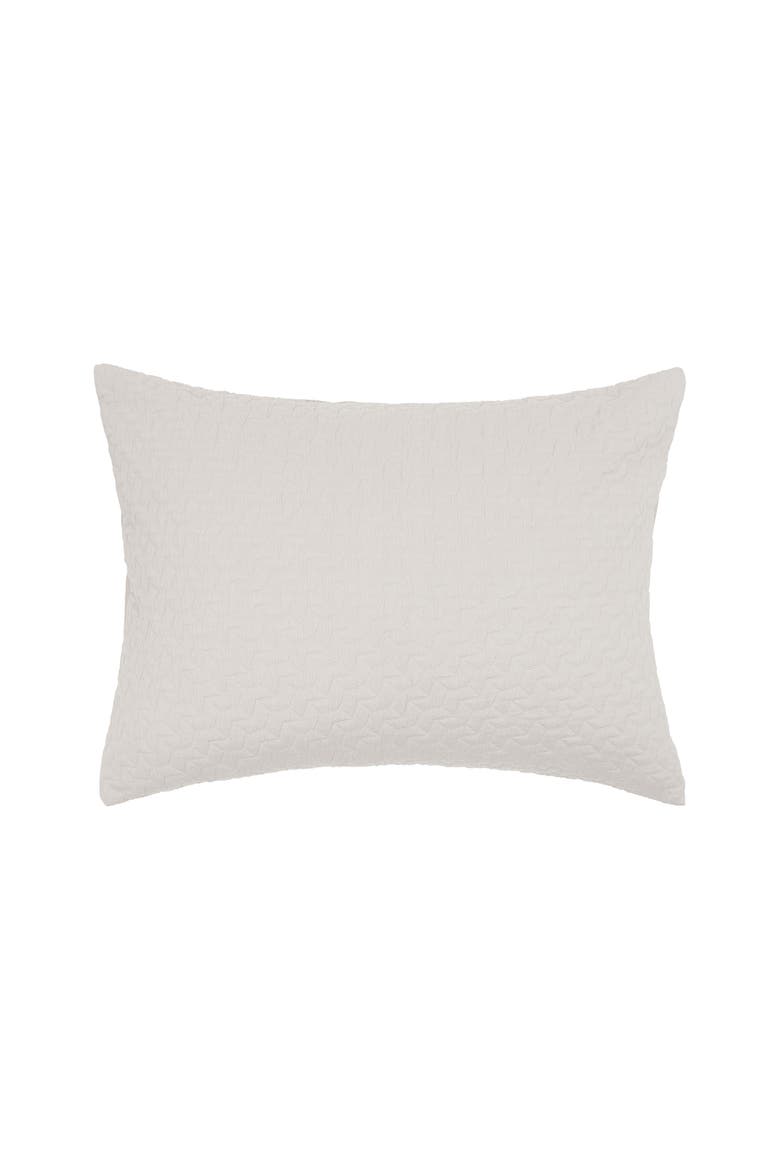 Vance Oyster Silver 100% Cotton Standard Sham 20" x 26", Main, color, Silver
