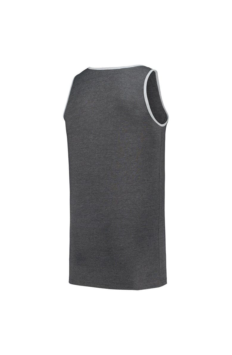 PROFILE Men's Profile Heather Charcoal Atlanta Braves Big & Tall Arch Over Logo Tank Top, Alternate, color, 