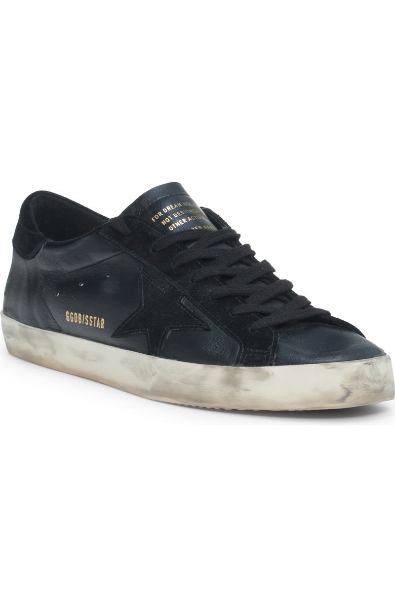 Golden Goose Super-Star Low Top Sneaker, Main, color, Black