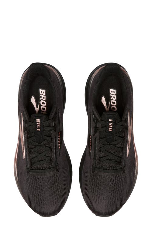 Brooks Revel 8 Running Shoe In Black
