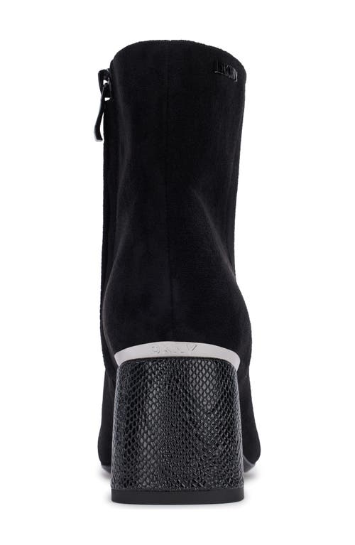 Dkny Caleena Block Heel Bootie In Black