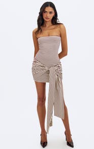 Miss Circle Tommie Lyocell Jersey Tie Strap Mini Dress