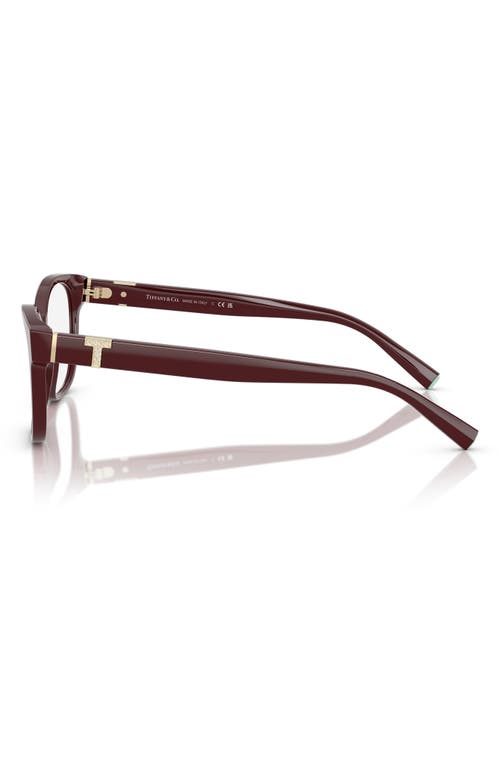 Tiffany & Co . 55mm Pillow Optical Glasses In Brown