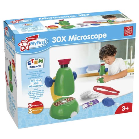 My First 30x Microscope Science Learning Kit