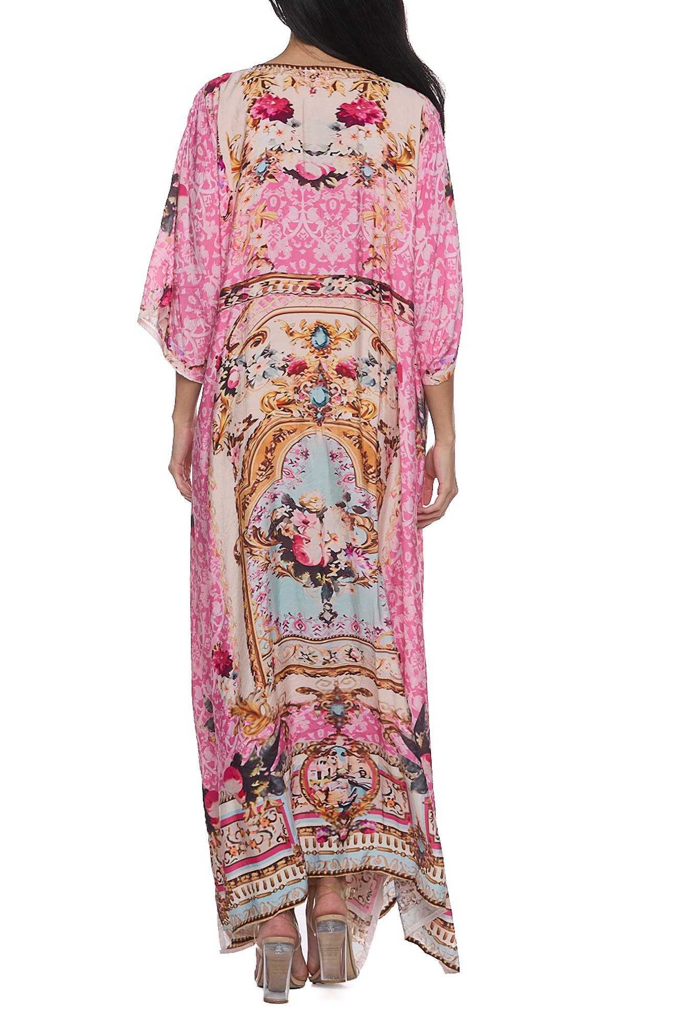 V-Neck Cotton Caftan - image 2