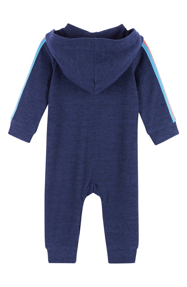 Andy & Evan Hacci Hooded Romper, Alternate, color, 