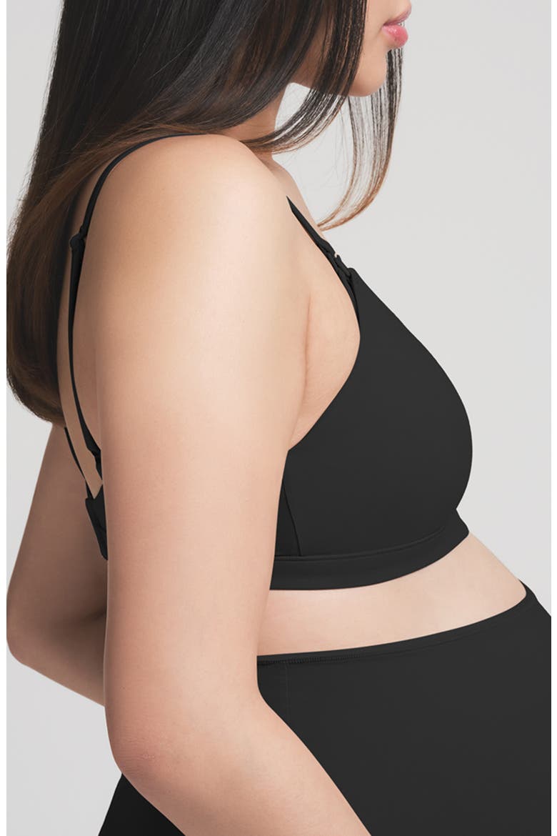 Fits Everybody Maternity/Nursing Bra, Alternate, color, ONYX