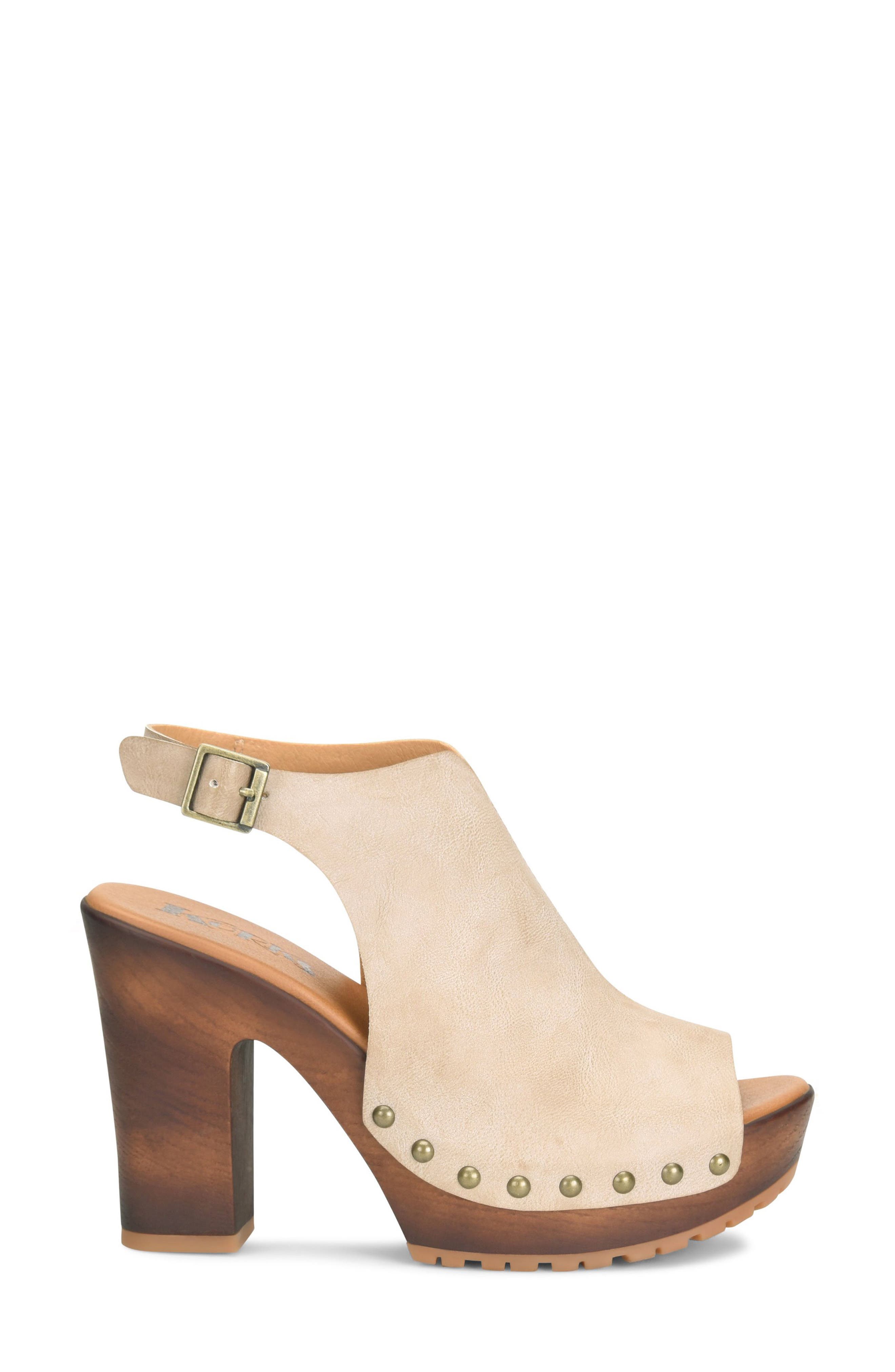 Arden Open Toe Heeled Sandal, Alternate, color, NATURAL