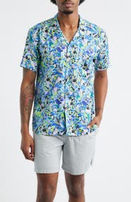 Boardies Floral Print Camp Shirt