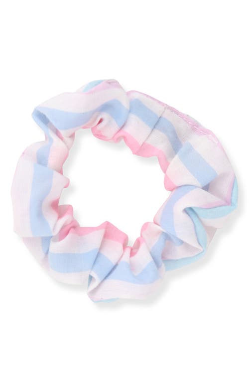 Cloud Nine Kids' Stripe Two-piece Pajamas & Scrunchie Set In Pink Multi