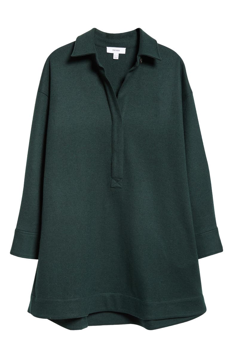 Reiss Lauren Long Sleeve Wool & Cotton Blend Minidress, Alternate, color,