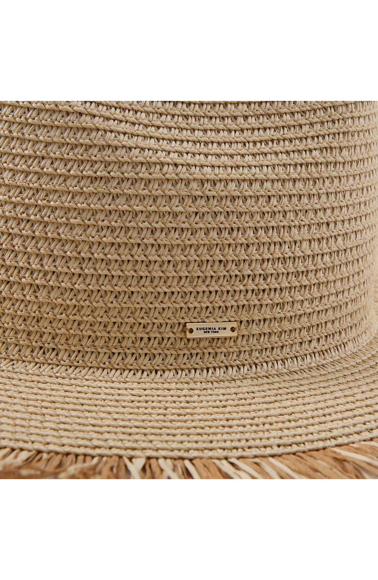 Eugenia Kim Courtney Packable Straw Fedora, Alternate, color, 