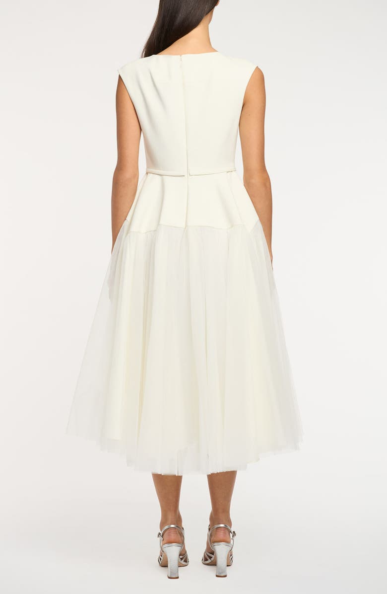 Cinq à Sept Sunnie Tie Waist Dress, Alternate, color, Ivory