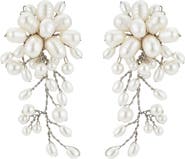 Untamed Petals Moore Freshwater Pearl Earrings