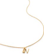 Monica Vinader Initial Pendant Necklace