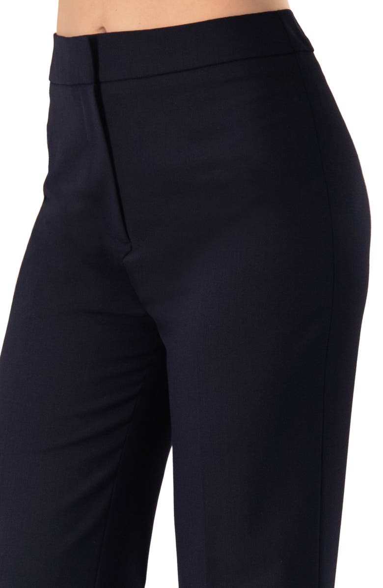 IVONNE Straight-Leg Trousers, Alternate, color, Navy Blue