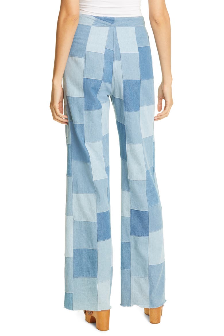 Fred's Denim Pants, Alternate, color, PATCHWORK DENIM