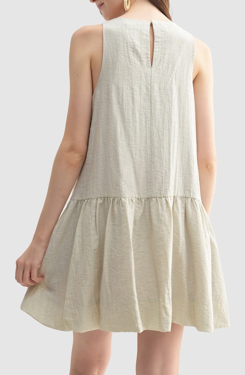Lush Flounce Shift Dress, Alternate, color, Bone