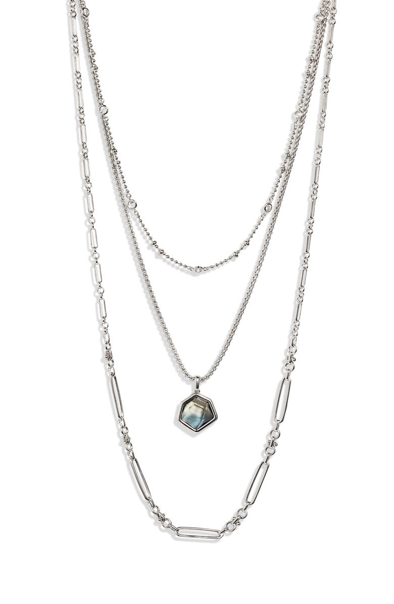 Kendra Scott Vanessa Multistrand Necklace, Main, color, 