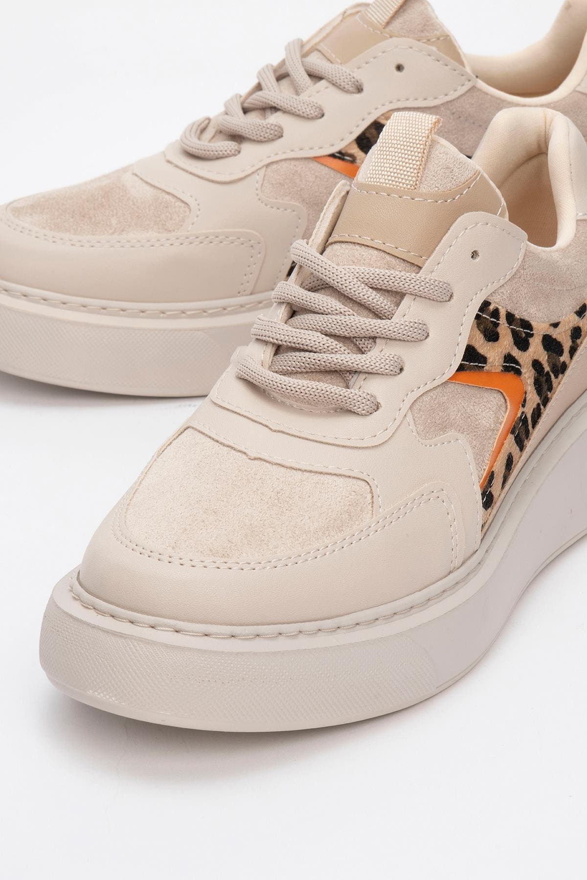 Ida Platform Fashion Sneakers, Alternate, color, Beige